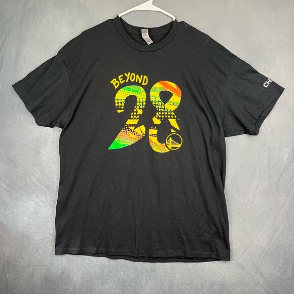 Golden State Warriors Black History Month Shirt XL Beyond 28 Promotional DD-15 - Picture 1 of 8